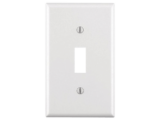 Placa para Interruptor de Palanca / Color Blanco.
