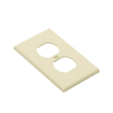 Placa de Pared para Contacto Duplex Color Marfil.