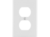 Tapa para Contacto Dúplex Color Blanco.
