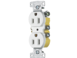 Contacto Duplex 15A 125V/ 2 Polos 3 Hilos/ Nema 5-15R/ Color Blanco.