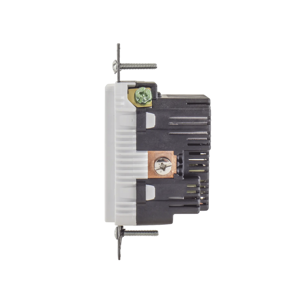 Contacto Dúplex con 2 Puertos USB, 15A 125V, 2 Polos, 3 Hilos, Color Blanco. - Image 9