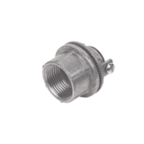 Conector Myers de Zinc 1 1/4" / Con tornillo a tierra / Para Intemperie.