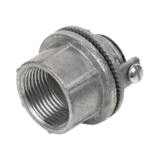 Conector Myers de Zinc 2" / Con tornillo a tierra / Para Áreas Peligrosas.