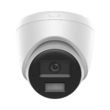 [Dual Light] Turret IP de 2 Megapixel   / Lente 2.8 mm /  Ángulo de visión 101° / 20 mts IR + 15 mts Luz Blanca / Micrófono Integrado / ACUSENSE Lite /  Exterior IP67 / PoE / dWDR / H.265+ / ONVIF