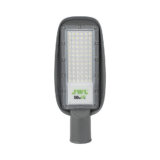 Luminaria LED de 50 W/ 100 – 265 V CA ~50/60 Hz / Fotocelda / Color Blanco/ Dimensiones 160 x 390 x 78 mm / Ángulo de Luz 135°.