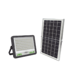 Reflector de  100 W con Panel Solar /  Batería 3.2  V CD / T.C.C. 6 500 K / IP66.