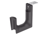 Sujetador STRONGHOLD tipo J (J-Hook), Con Soporte para Montaje en Techo, Para 180 Cables Cat6, Nylon 6.6, Color Negro, 10 piezas