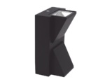 Lámpara Arbotante 6 W 330 lm / Dimensiones 141 x 80 mm / 85 - 265 Vca~ 50/60Hz / Luz Cálida 2 700 K / Uso en exterior IP 54.