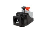 Adaptador Tipo Jack de 3.5 mm Hembra Polarizado de 12 Vcc con Terminales de Presión