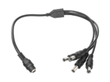 Cable con Conector Jack Hembra de 3.5 mm con 4 Salidas de Jack Macho (Divisor de Energía) / Tipo Pulpo / 4 Conectores Macho / 1 Conector Hembra / Jack de 3.5 mm