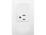 Contacto Sencillo de 127 V~60 HZ 15 A/ Color Blanco.