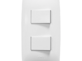 Apagador Escalera Doble de 127 V~60 Hz 10 A/ Color Blanco.