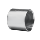 Cople etiqueta naranja galvanizado 4"