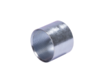 Cople 1/2" (13mm) pared gruesa con rosca galvanizado etiqueta amarilla