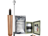 Kit de Pararrayo con Punta en Aluminio con Diámetro de Protección de 160 metros.