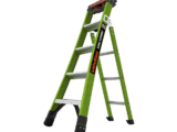 Escalera de Tijera 3 en 1 de 1.5 Metros, Fibra de Vidrio (SKU13906-001). Hecha en E.U.A. (Versión 2.0)