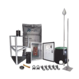 Kit Pararrayo con Accesorios de Instalación, Fabricado en Acero Inoxidable con Protección de Diámetro de 200m.
