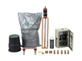Kit de tierra Física Modelo TG45K con Electrodo Magnetoactivo 50 x 11.5 cm, Capacidad Max: 45 AMP