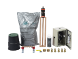 Kit de tierra física modelo TG70K con Electrodo Magnetoactivo y Accesorios de Instalación, capacidad: 70 AMP