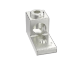 Terminal tipo Lengüeta Recta de Aluminio con Agujero 1/4", y Barril para Cable #14 - 2/0 AWG