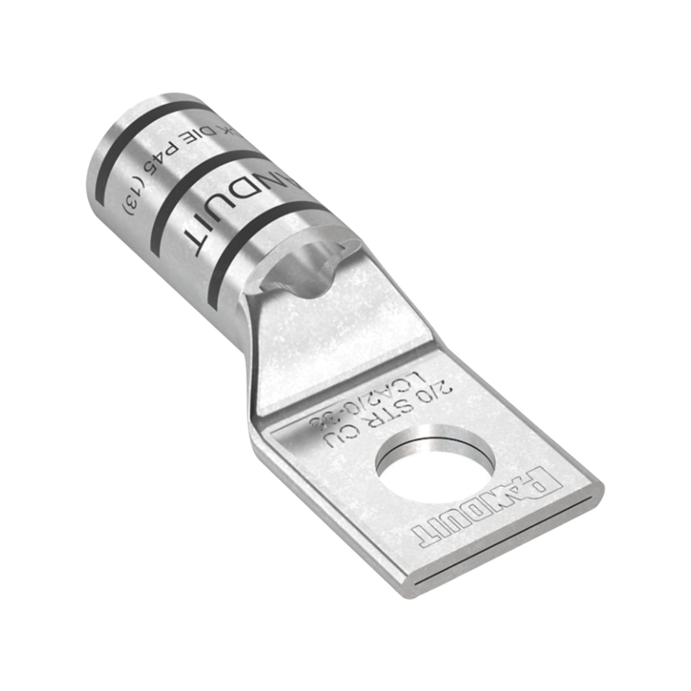 Zapata de compresión LCA2/0-38-X para cal. 2/0 Awg, Barreno para tornillo prisionero de 3/8, 1 Pz - Image 4