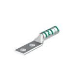 Zapata de compresión LCC2-14A-Q para cal. 2 Awg, Doble barreno para tornillo prisionero de 1/4, Espaciado de orificio 16 mm, 1 Pz