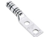 Zapata de compresión LCC6-12W-L para cal. 6 Awg, Doble barreno para tornillo prisionero de 1/2, Espaciado de orificio 44.5mm, 1 Pz
