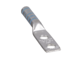 Zapata de compresión LCC6-14A-L para cal. 6 Awg, Doble barreno para tornillo prisionero de 1/4, Espaciado de orificio 16mm, 1 Pz