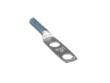 Zapata de compresión LCC6-38D-L para cal. 6 Awg, Doble barreno para tornillo prisionero de 3/8, Espaciado de orificio 25.4mm, 1 Pz