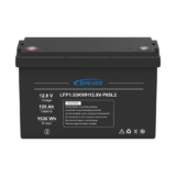 Batería de Litio LiFePO4 Ciclo Profundo 12.8Vcc, 120 Ah, 1.53Kwh, para Exterior, Libre de Mantenimiento