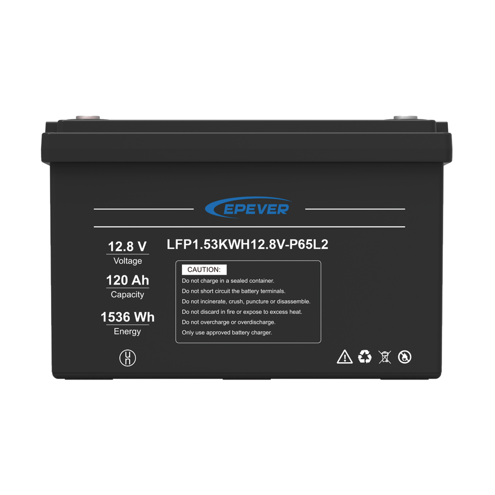 Batería de Litio LiFePO4 Ciclo Profundo 12.8Vcc, 120 Ah, 1.53Kwh, para Exterior, Libre de Mantenimiento - Image 7