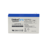 Batería 12 V / 12 Ah / UL / Tecnología AGM / Vida útil promedio de 5 años / Uso en equipo electrónico / Intrusión / Incendio/ Control de acceso / Video Vigilancia / Terminales F1 ( Incluye adaptador F2 )