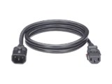 Cable de Alimentación Eléctrica Con Bloqueo de Seguridad, de IEC C14 a IEC C13, 1.2 Metros de Largo, Color Negro, Paquete de 10 Piezas