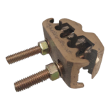 Conector para 3 Cables de Cobre (4 – 2/0 AWG) a Tubo o Varilla (5/8 in – 3/4 in).