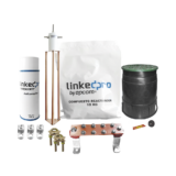 Kit Puesta a Tierra 30A / Electrodo Cobre Electrolítico / Diseño Delta / Filtro Equipotencial / Compuesto 12 kg / Barra Unión + Conectores + Registro