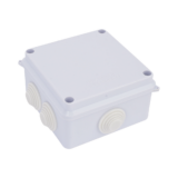 Caja de Conexiones Impermeable IP65, 7 Entradas, Dimensiones 100 x 100 x 70 mm, para Instalaciones Industriales, Comerciales y Residenciales, Incluye Tornillería para su Instalación
