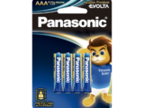 Batería Alcalina AAA 1.5V EVOLTA / No recargable / Paquete de 4 Baterías
