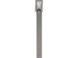 Cincho PanSteel de Acero Inoxidable Tipo 304, 362mm largo x 4.6mm ancho, Color Metálico, Paquete de 100pz