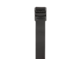 Cincho de Acero Inoxidable 316L con Recubrimiento en Nylon 11, 780 mm largo x 12.7mm ancho, Color Negro, Uso Interior/Exterior, Paquete de 50pz