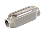 Caja Ovalada Roscada tipo C de 1/2" (12.7 mm) / Incluye tapa y tornillos.