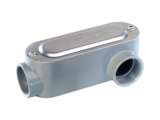 Caja Oval Roscada tipo LL de 1/2" (12.7 mm) / Incluye tapa y tornillos.