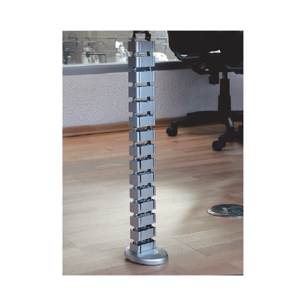 Organizador de Cables Vertical Articulado, Ideal para Llevar los Cables del Piso a Mesa o a la Cubierta del Escritorio de Manera Segura - Image 3