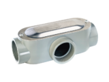 Caja Condulet tipo T de 3/4" (19.05 mm)/ Incluye tapa y tornillos.
