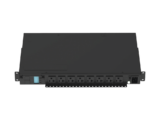 PDU Monitoreable (MI) para Distribución de Energía, Enchufe de Entrada NEMA 5-15P, Con 8 Salidas 5-20R, Horizontal 19in, 120 Vca, 15 Amp, 1UR