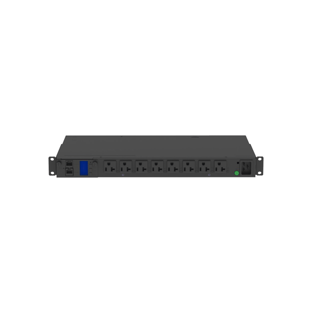 PDU Switchable y Monitoreable por Toma (MS) para Distribución de Energía, Enchufe de Entrada NEMA L5-20P, Con 8 Salidas 5-20R, Horizontal 19in, 120 Vca, 15 Amp, 1UR - Image 4