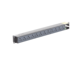 PDU Básico para Distribución de Energía, Enchufe de Entrada NEMA 5-15P, Con 12 Contactos NEMA 5-20R, Instalación Horizontal de 19in, 1UR, 15 Amp, 120 Vca