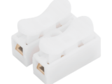 Conector tipo PUSH de 2 Contactos / Para una Conexión Rápida / Puentes de Cables