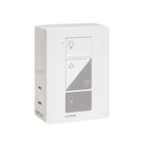 (Caseta Wireless) Adaptador inteligente para tomacorriente, seleccione 1 de las 3 funciones, atenuador, apagador ó repetidor señal inalámbrica Lutron. 100W LED / 300W INC/HAL