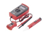 KIT Básico 3 en 1 con Multímetro Digital + Detector de Tensión sin Contacto + Comprobador de Fase GFCI