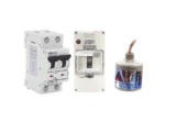 Kit de Centro de Carga Para Corriente Directa, Breaker de hasta  800 Vcc de 63 A con Supresor de Descargas Atmosféricas.